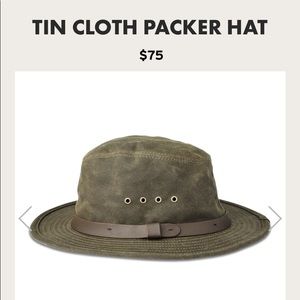 Filson Tin Cloth Packer hat